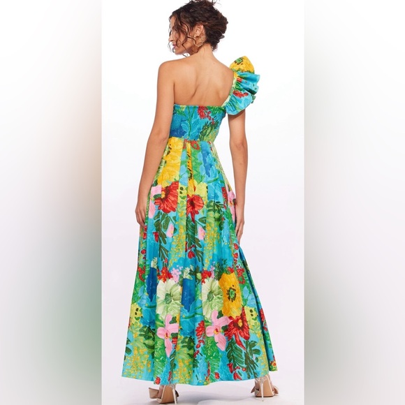 Eva Franco One-Shoulder Pleated Dress - Matisse - Picture 2 of 8